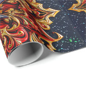 ~ Meerkleurige kerstcadeaus ~ Cadeaupapier (Rol Hoek)