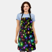 Meerkleurige Kerstster Stralen-57191 Schort (Gedragen)