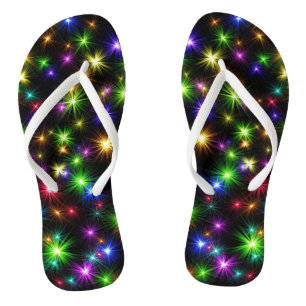 Meerkleurige Kerstster Stralen-57191 Teenslippers