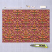 ~ Meerkleurige kerstverpakking ~ Tissuepapier (Craft)