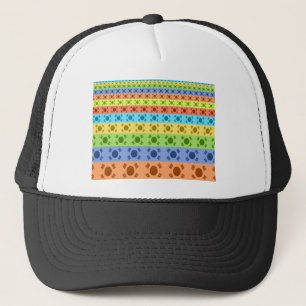 Meerkleurige Koreaanse vlag Art Print Trucker Pet
