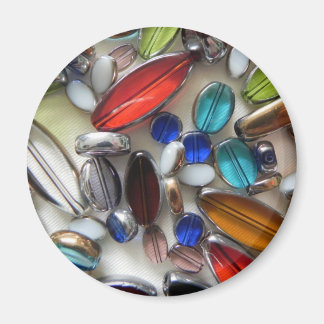 Meerkleurige kristallen kralen magneet