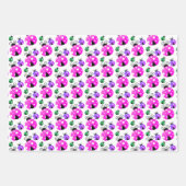 Meerkleurige Ladybugs Patroon Inpakpapier Vel (Voorkant 2)