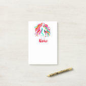 Meerkleurige, langharige godin Thunder_Cove Post-it® Notes (Op bureau)