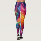 Meerkleurige leggings (Achterkant)