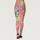 Meerkleurige Leggings van Floral (Beauty) (Achterkant)