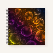Meerkleurige lenzen, bokeh notitieboek (Voorkant)