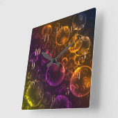 Meerkleurige lenzen vierkante klok (Hoek)