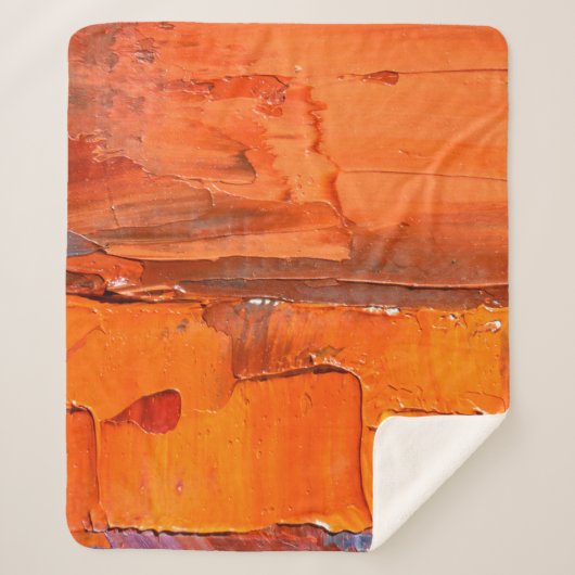 Meerkleurige olie verft textuur. Abstracte art bac Sherpa Deken (Voorkant)
