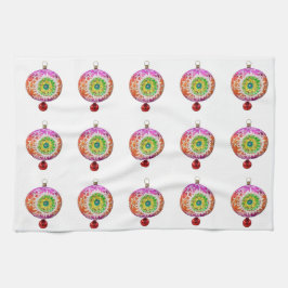 Meerkleurige Ornamenten keukenhanddoeken