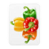 Meerkleurige paprika's magneet (Verticaal)
