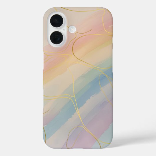 Meerkleurige pastel telefoonhoes Case-Mate iPhone case (Achterkant)