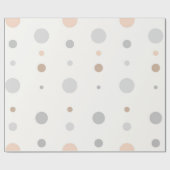 Meerkleurige pastelstippen cadeaupapier (Vlak)