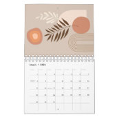 Meerkleurige Plant Leaf Boho Sun Kalender (Mar 2026)