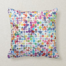 Meerkleurige Polka Spot Pillow