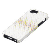 Meerkleurige puntachtergrond Case-Mate iPhone case (Onderkant)