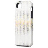 Meerkleurige puntachtergrond Case-Mate iPhone case (Achterkant Links)