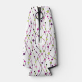 Meerkleurige puntachtergrond flesjeskoeler (Achterkant)