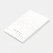 Meerkleurige puntachtergrond post-it® notes (Schuin)