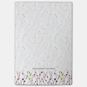 Meerkleurige puntachtergrond post-it® notes