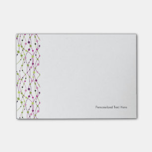 Meerkleurige puntachtergrond post-it® notes