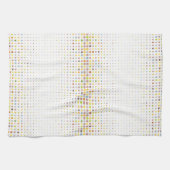 Meerkleurige puntachtergrond theedoek (Horizontaal)