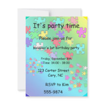 Meerkleurige puzzelstukjes