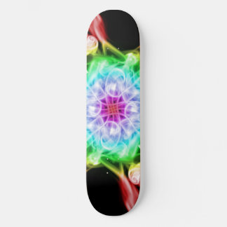 Meerkleurige rokerregenboogplaat skateboard