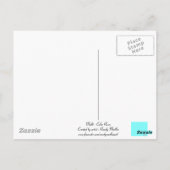 Meerkleurige Rozen Briefkaart (Achterkant)