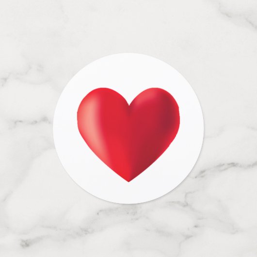 Meerkleurige snoepjes en harten confetti (Kleine voorkant)