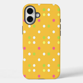 Meerkleurige Stippen iPhone 16 Plus Hoesje