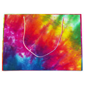 Meerkleurige Stropdas-kleurstof Groot Cadeauzakje (Voorkant)