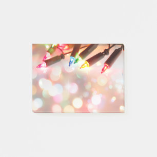 Meerkleurige Twinkle-lampen, overdruk - 4x3 Post-it® Notes