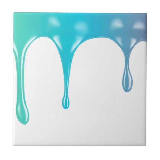 Meerkleurige verf tegeltje (Voorkant)