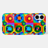 Meerkleurige vormen 2 Case-Mate iPhone case (Achterkant (horizontaal))