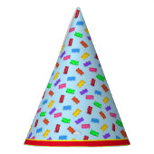 Meerkleurige zoete beren van zaterdag feesthoedjes (Links)