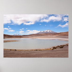 Meerlandschap op de Altiplano poster