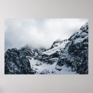 Meerlingen onder de wolken poster