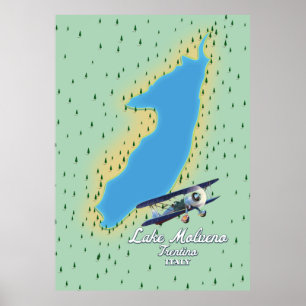 Meermeer Molveno Italië Poster