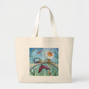 Meermin Kunst bij de Vijver Grote Tote Bag