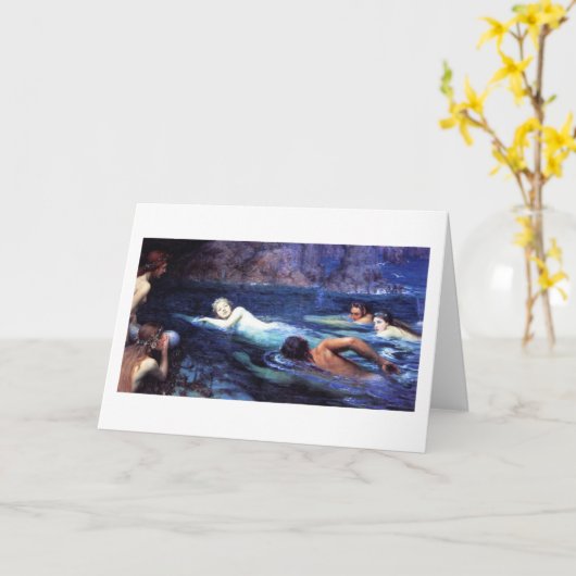 Meerminnen en Tritons Kaart (Gele Bloem)