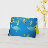 Meerminnen Kaart (Gele Bloem)