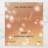 Meernig honingraatmeel wijn etiket (Enkel label)