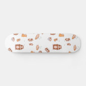 Meerschweinchen Armee niedliches Pattern Skateboard (Horizontaal)
