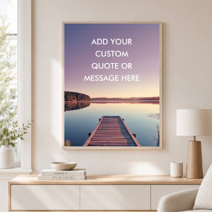 Meersteiger Zonsondergang - Creëer Je Eigen Motiva Poster