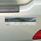 meerstrand bumpersticker (Op auto)