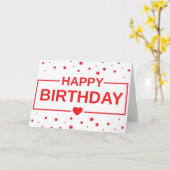 Meertalige geboortedag kaart (Gele Bloem)