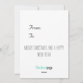 Meertalige kerst Kaart (Achterkant)