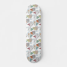 Meerval Illustratie Skateboard
