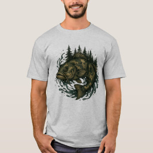 Meerval Meer Vissen Bergen Visser Vis  T-shirt